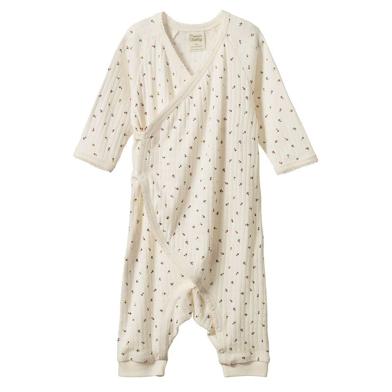 Nature Baby Kimono Stretch & Grow Pointelle image number 0